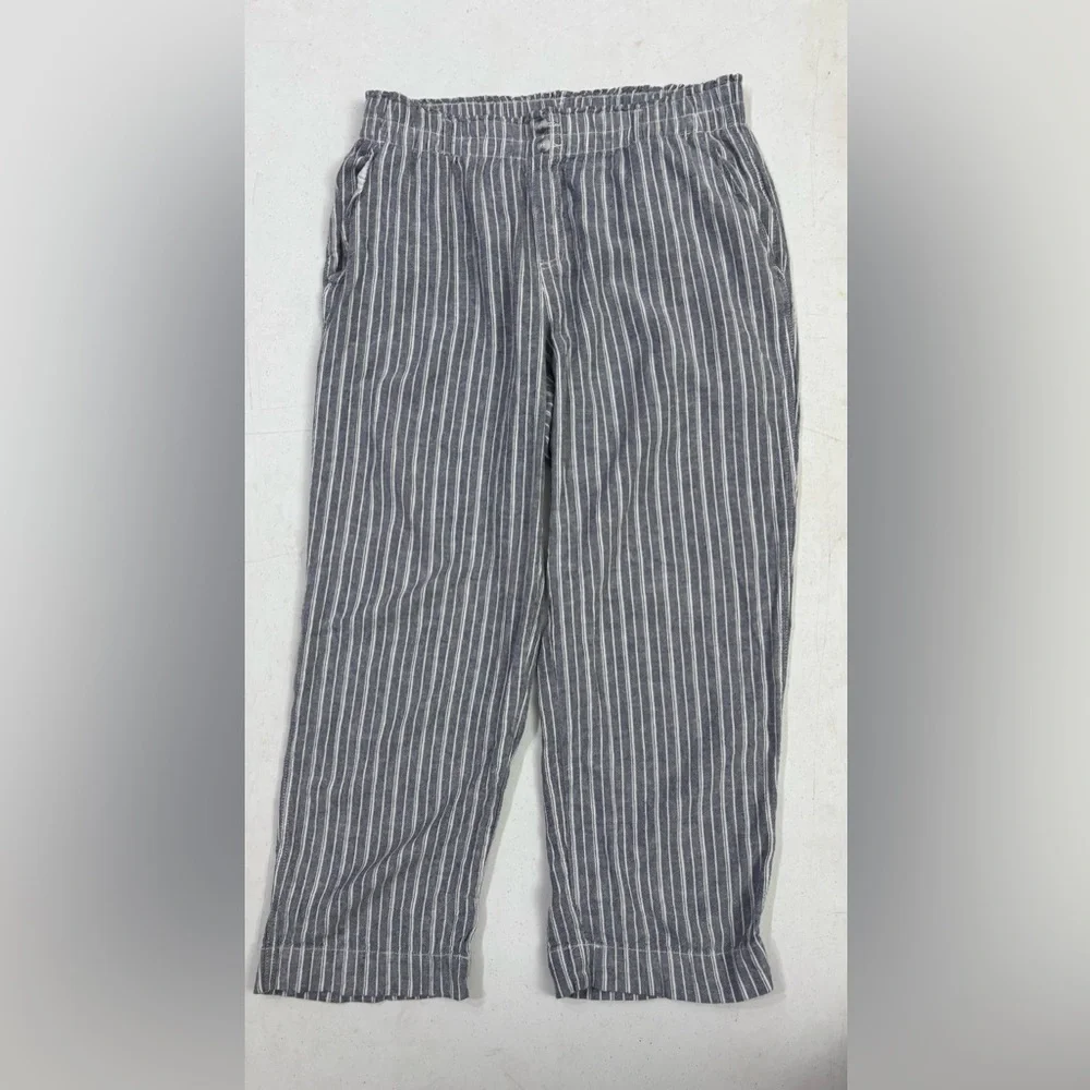 Briggs Linen Blend Striped & Floral Wide Leg Pants Bundle XL - Picture 2 of 16